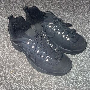 FILA black distruptor sneakers